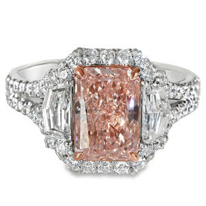 3.57 ctw Rose Gold Lab-Grown Diamond Engagement Ring